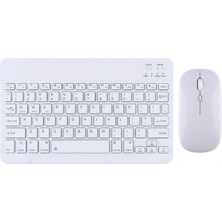 Kozmik Aksesuar Bluetooth Klavye Mouse Seti Şarjlı Tüm Tablet Bilgisayar ve Telefonlar ile Uyumlu