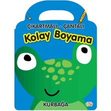 Lisinya Kurbağa - Çıkartmalı-Çantalı Kolay Boyama
