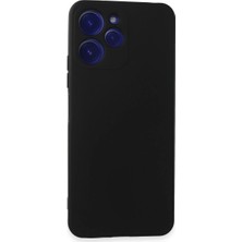 Magicool Xiaomi Redmi 12 Kılıf Nano Içi Kadife Silikon - Siyah