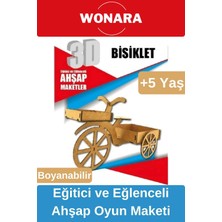 Feyza Design 3D Eğitici Ahşap Puzzle - Çocuklar Için Boyanabilir Oyun Seti