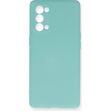 Magicool Oppo Reno 5 Pro Kılıf Nano Içi Kadife Silikon - Turkuaz