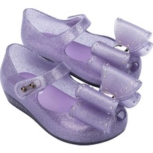 Mini Melissa Ultragirl Classic Bow Bb Kız Çocuk Babet Mor 35967