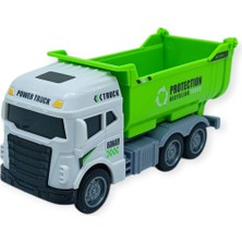 Kuzgun Ticaret Temizlik Araçları Serisi - Sürtmeli Kamyon 12 cm  - 3626 (Lisinya)