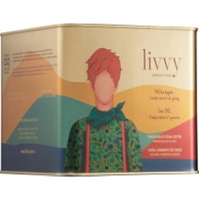 Livvy Premium Foods Gigante Gemlik Jumbo (XXL) Taneli Siyah Zeytin 1800 gr - Doğal Fermente Katkısız