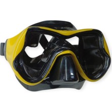 Kuzgun Ticaret Star Diving Dalış Maskesi Yetişkin - 51704-SARI (Lisinya)
