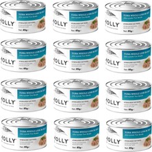 Molly Sterilised Ton Balıklı Jöle Içinde Kısır Kedi Konservesi 85 Gr. x 12 Adet