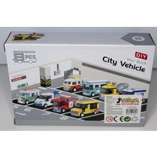 Asya Oyuncak Mini Block Kutuda Brıcks Arabalar Okul Otobüsü