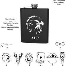 Gizmo Vibe Kişiselleştirilebilir Çelik 10 Oz Içki Matarası Özel Tasarım ve Isimli +Huni