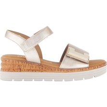 Gabor Geniş (G) Kalıp Kadın Cırtlı Dolgu Topuk Sandalet 82.700