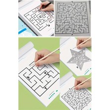 Feyza Design 192 Parçalık Zeka Gelişim Labirent Oyunu – Beyaz Renkli Eğitici Oyun