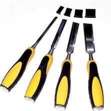 Kuzgun Ticaret Ağaç Oyma Seti Darbeli Iskarpela Seti - 6-12-18-22MM ( Lisinya )