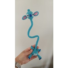 Masal Gurumi Amigurumi Stitch Araç Süsü Çanta Süsü