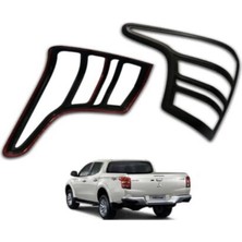 Aftermarket 2015-2018 Mitsubishi L200 Arka Stop Koruma Çerçevesi Siyah