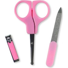 Kuzgun Ticaret Baby Bebek Tırnak Bakım Seti - Pembe