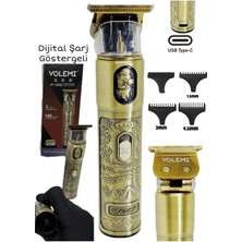 Kuzgun Ticaret IP-1949 Şarj Göstergeli Sakal Lazer Öncesi Vücut Ense Çizim Kişisel Bakım Aletleri Sıfıra Yakın Tıraş - Lisinya