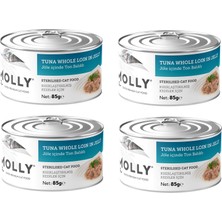 Molly Sterilised Ton Balıklı Jöle Içinde Kısır Kedi Konservesi 85 Gr. x 4 Adet