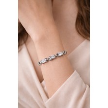 Ares 01 Store 💗 Dikdörtgen Zirkon Taşlı Zarif Kadın Bileklik 💗