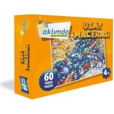 Feyza Design Uzay Macerası Çocuk Puzzle 100-500 Parça Görsel Renkli