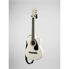 Salvador YNK2003C 4/4 Klasik Gitar Kesik Kasa Cutaway Sap Ayarlı (Pedli Kılıf, Kapo, Pickguard, Gitar Askısı)