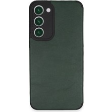 Kuzgun Ticaret Samsung Galaxy S23 Plus Kılıf Loop Deri Silikon - Yeşil
