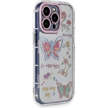 Kuzgun Ticaret Iphone 14 Pro Max Kılıf Reflexion Desenli Kapak - Desen 8