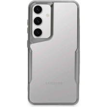 Kuzgun Ticaret Samsung Galaxy A55 5g Kılıf Boyi Silikon Kapak - Gümüş