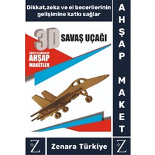 Feyza Design Çok Renkli 3D Ahşap Puzzle Geliştirici Oyuncak - 5+ Yaş
