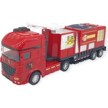 Kuzgun Ticaret Metal Itfaiye Arabası - Arazöz 26CM - 706-45 (Lisinya)