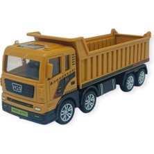 Kuzgun Ticaret Iş Makinaları Serisi - Sürtmeli Kamyon 18 cm  - Kamyon (Lisinya)