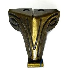 Kuzgun Ticaret Moda Sac Ahşap, Sunta Sandık Ayağı, Kutu Ayak 2,5 cm - Antik