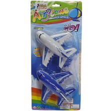 Kuzgun Ticaret Yolcu Uçak 2'li Set 14 cm - DM8895-4 (Lisinya)
