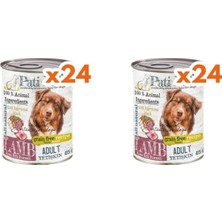 Pati Life Patilife Yüksek Proteinli Kuzu Etli Konserve Mama 24 Adet* 2ADET