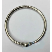 Kuzgun Ticaret Kilitli Yuvarlak Halka, 3cm - 100 Adet