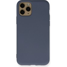 Kuzgun Ticaret Iphone 11 Pro Kılıf Nano Içi Kadife Silikon - Gri