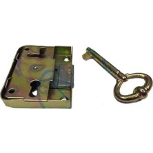 Kuzgun Ticaret Kapazlama, Mobilya Kilidi 6X4X1 cm - 12 Adet