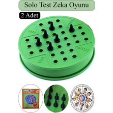 Feyza Design Çok Renkli Solo Test Zeka Oyunu 2 Adet - Çocuk Eğitici Oyuncak