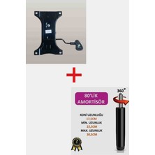 Sandofis Tek Kollu Mekanizma(15×25 Cm)+3 Class 80'lik Siyah Amortisör