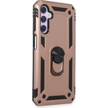 Magicool Samsung Galaxy A14 4g Kılıf Sofya Yüzüklü Silikon Kapak - Rose