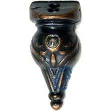 Kuzgun Ticaret Minare Sandık Ayağı, Kutu Ayak 3 cm - Eskitme, 100 Adet