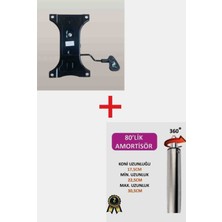 Sandofis Tek Kollu Mekanizma(15×25 Cm)+3 Class 80'lik Krom Amortisör