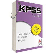 Lisinya Delta Kültür Kpss Türkçe Strateji Kartları