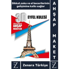 Feyza Design Çocuklar Için Çok Renkli 3D Ahşap Puzzle Oyun Seti