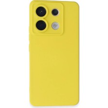 Magicool Xiaomi Redmi Note 13 Pro 5g Kılıf Nano Içi Kadife Silikon - Sarı