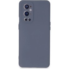 Magicool One Plus 9 Pro Kılıf Nano Içi Kadife Silikon - Gri