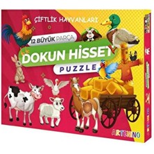 Kuzgun Ticaret Çiftlik Hayvanları - Dokun ve Hisset Puzzle