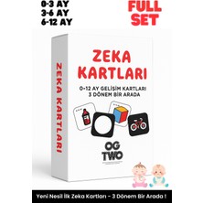 Feyza Design Bebek Gelişim Kartları 0-12 Ay, Eğitici ve Geliştirici Set