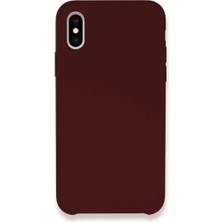 Magicool Iphone Xs Max Kılıf Lansman Legant Silikon - Bordo