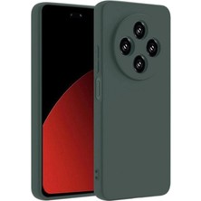 Magicool Xiaomi Redmi 14C Kılıf Nano Içi Kadife Silikon - Koyu Yeşil
