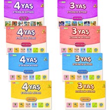 Minkino 3-4 Yaş Kapsamlı Zeka ve Etkinlik Seti - 8 Kitap Bir Arada