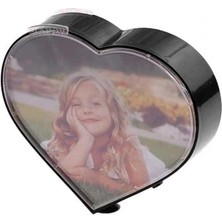 Kuzgun Ticaret Kalp Şeklinde Sihirli Dönen Fotoğraf Çerçevesi